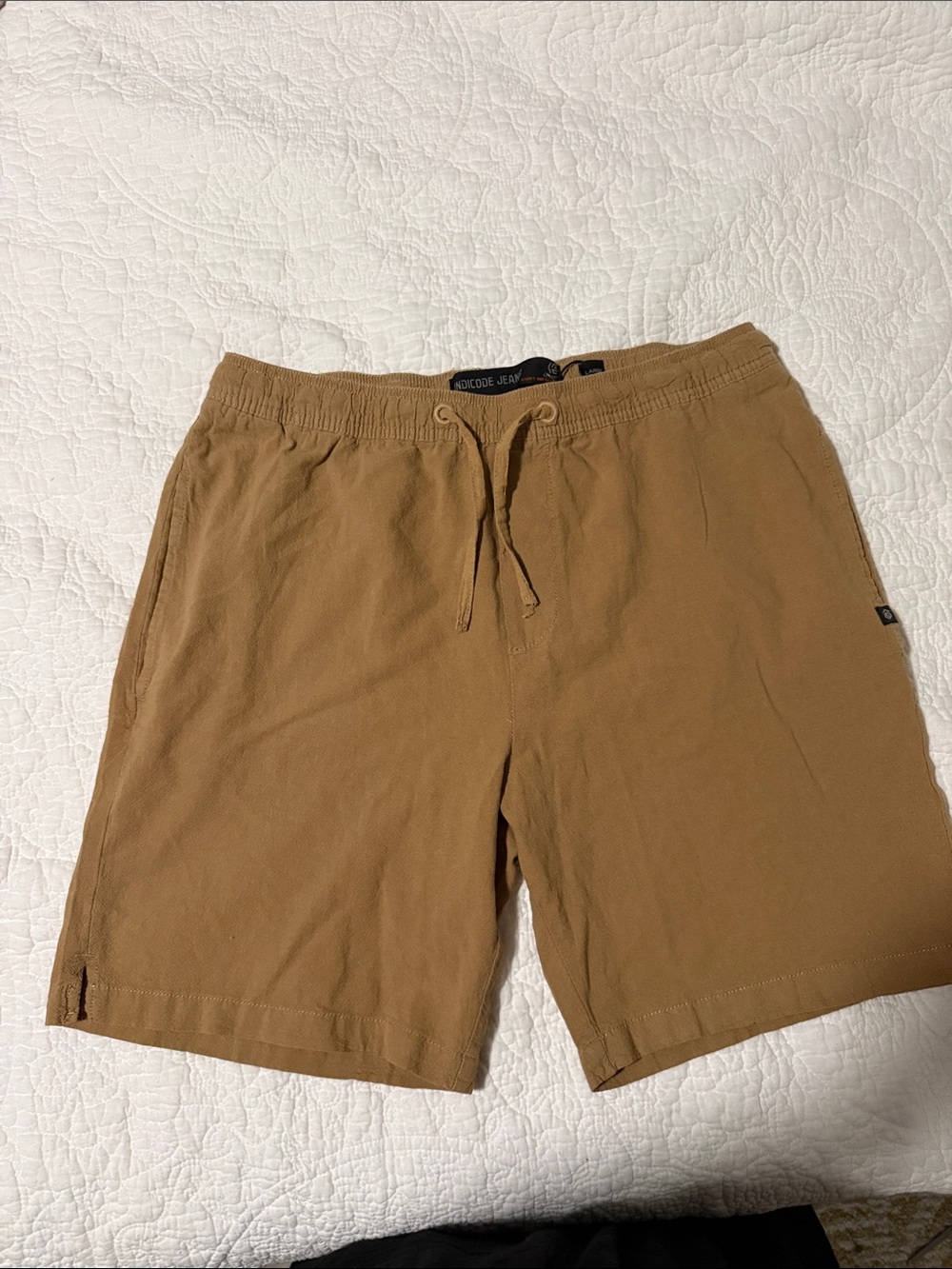 Men's Athletic Drawstring Shorts in Brown - Casual Performance